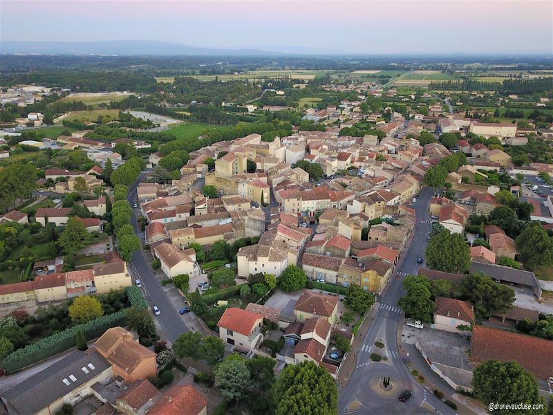 Vue aerienne de sarrians