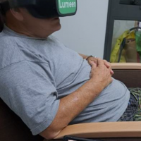 Un casque de réalité virtuelle